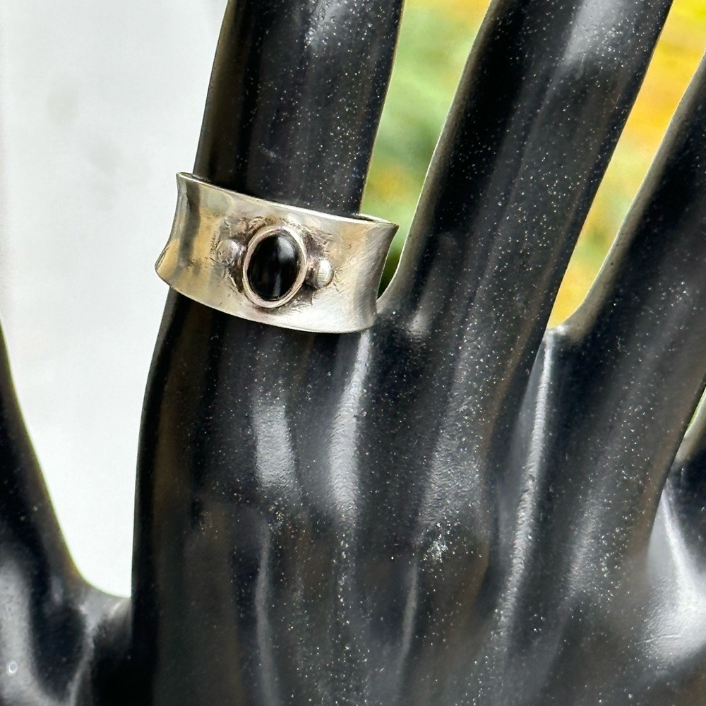 Sterling Silver Onyx Ring